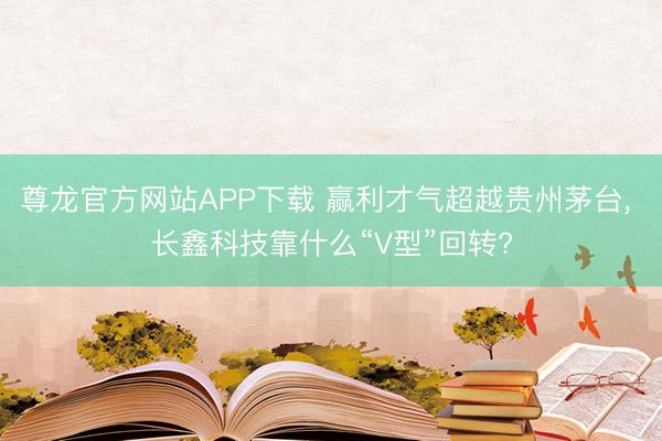 尊龙官方网站APP下载 赢利才气超越贵州茅台， 长鑫科技靠什么“V型”回转?