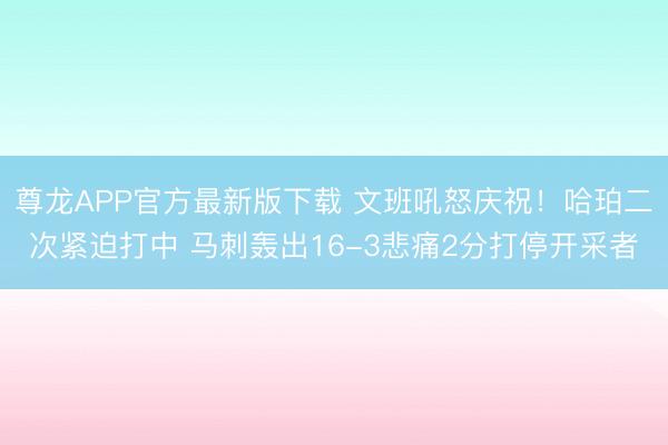 尊龙APP官方最新版下载 文班吼怒庆祝！哈珀二次紧迫打中 马刺轰出16-3悲痛2分打停开采者